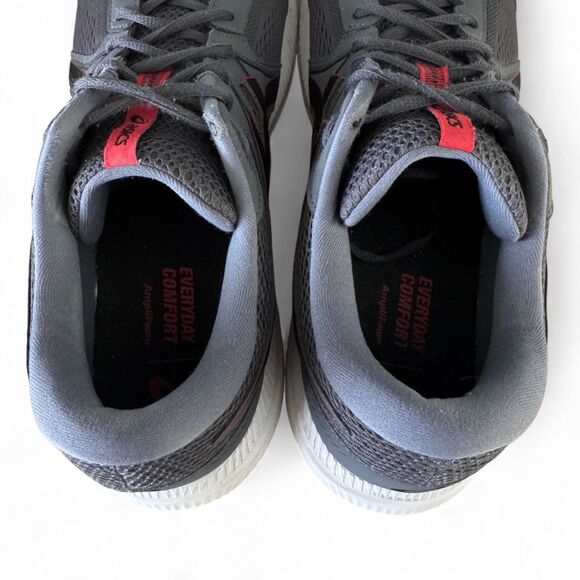 Asics Gel-Contend 7 Running Shoes Men’s Sz 14 Dark Gray Red Sneakers 1011B040 - Picture 11 of 13